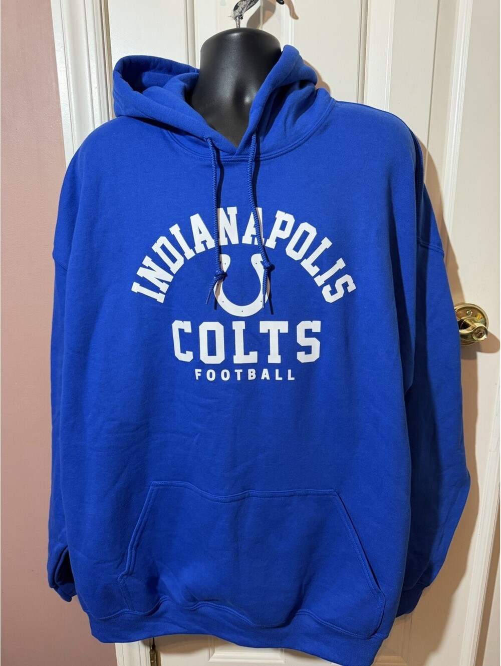NFL Team Apparel Indianapolis Colts Pullover Hoodie Mens 3XL New